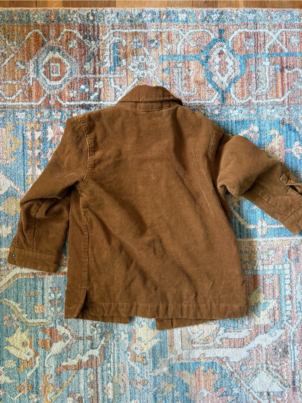 Cat & Jack Brown Corduroy Jacket with Sherpa Pocket Detail